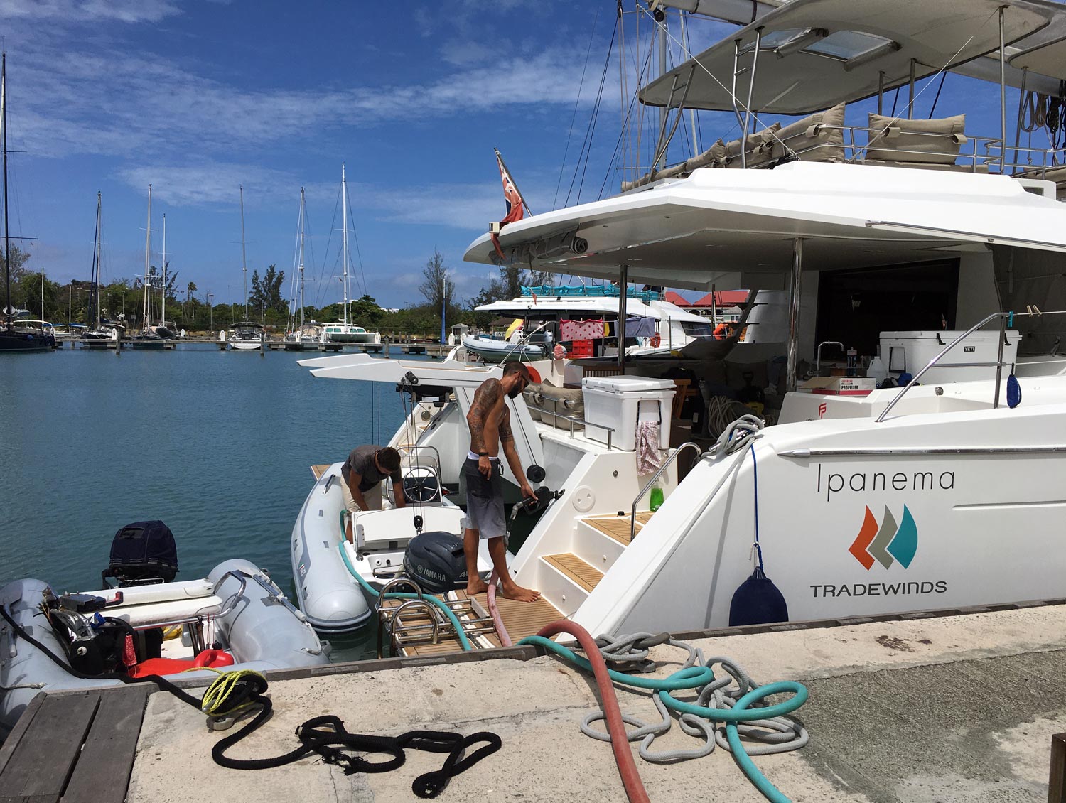 yacht basin fuel dock